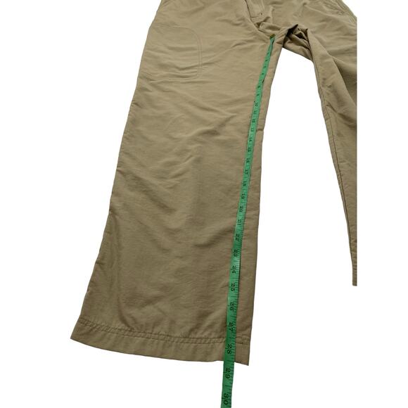 ROYAL ROBBINS Tan Flat Front Hiking Outdoor Straight Leg Pants Size 33x32 Mens - Picture 8 of 9